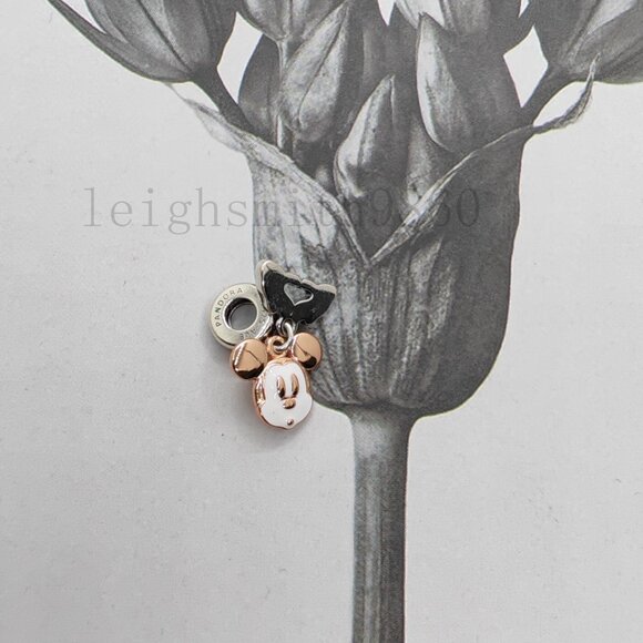 Pandora Mickey Mouse Double Dangle Charm - Picture 4 of 7